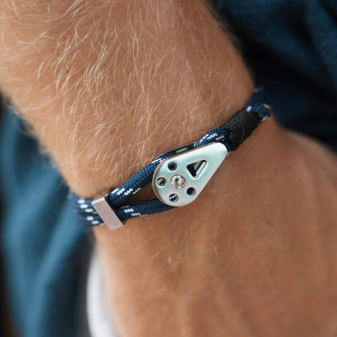 Pulseira de corda azul Bravo Silver Beroc