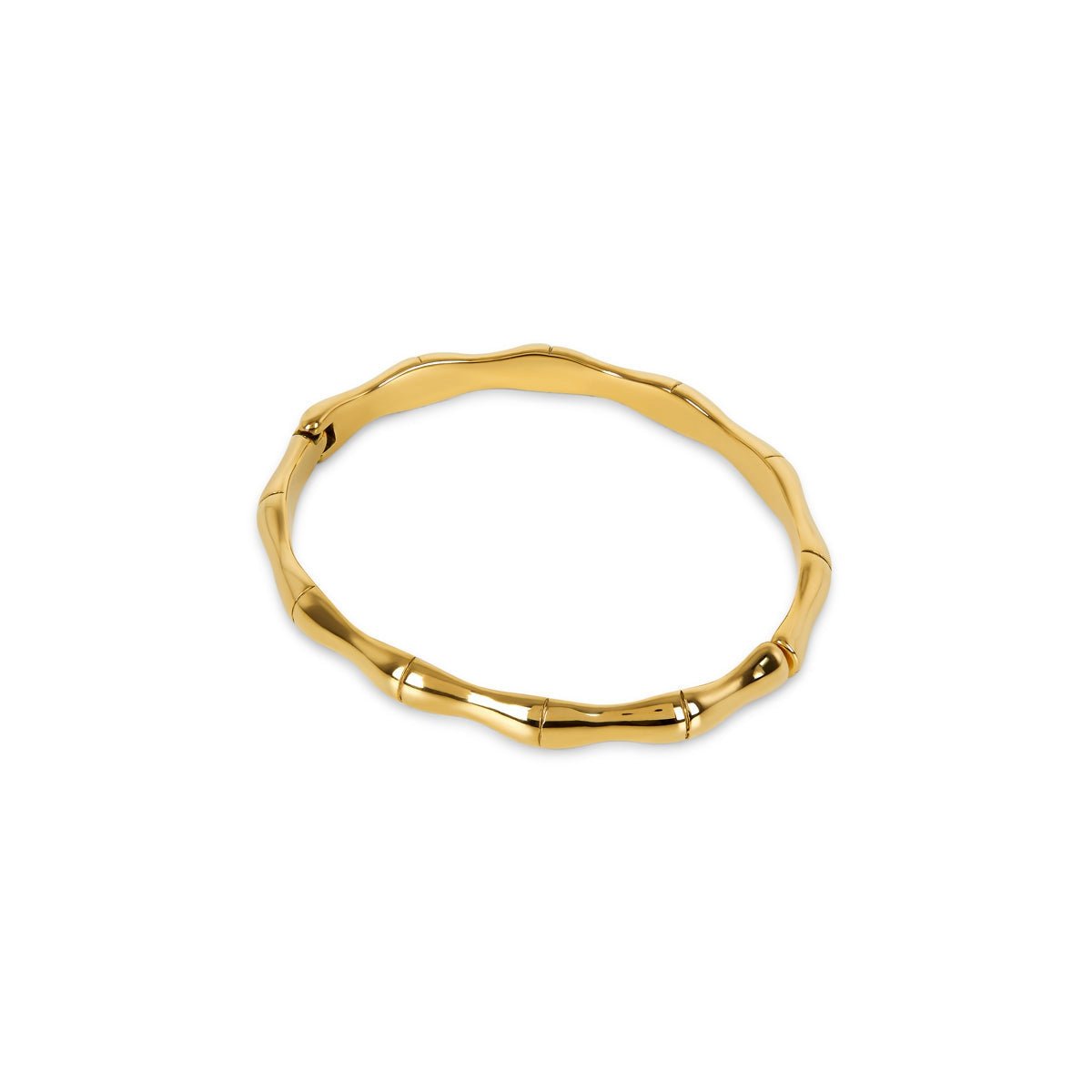 Bracelete Bamboo Banhado em Ouro 18k - Uranos 