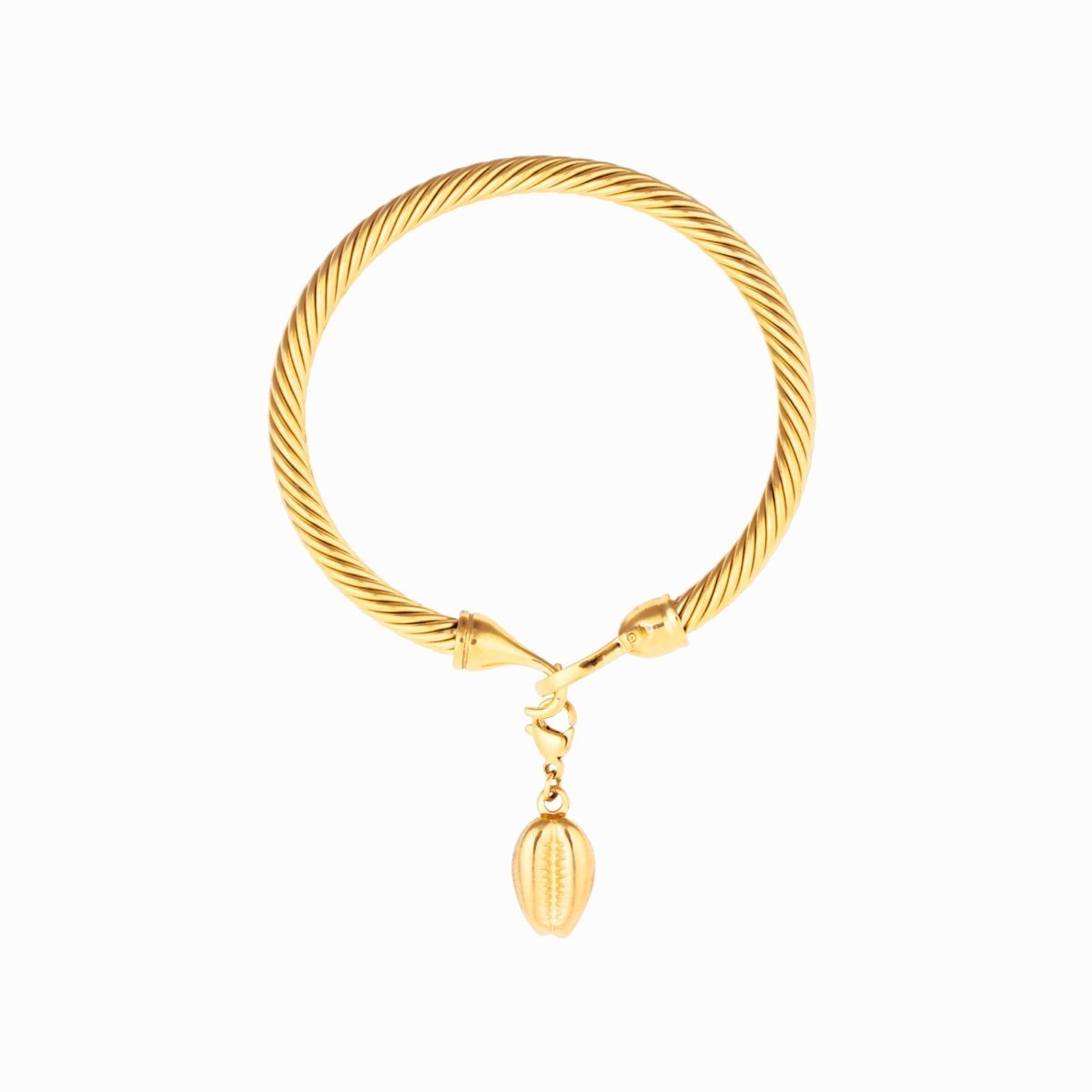 Bracelete Concha Hana Banhado em Ouro 18K - Uranos 