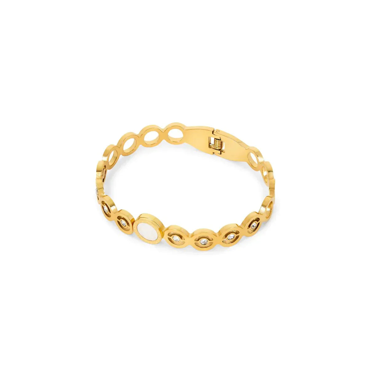 Bracelete Olivia Pedra Zircônia Banhado em Ouro 18k - Uranos 